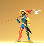 023-52300 - Landsknecht im Marsch, mit He