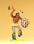 023-54607 - Indianer tanzend, mit Steinbe