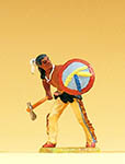 023-54610 - Indianer gehend, mit Tomahawk