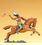023-54657 - Indianer reitend, mit Keule