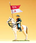 023-54754 - Soldat zu Pferd, mit Fahne