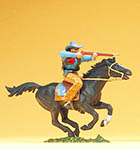 023-54821 - Cowboy reitend, mit Gewehr