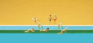 023-79091 - 1:160 - Kinder im Schwimmbad