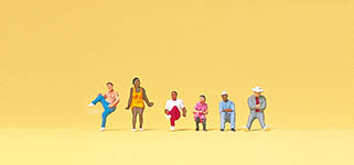 023-79174 - 1:160 - Auf der Treppe Sitzende