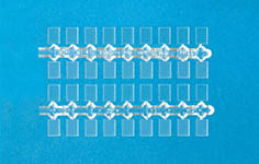 023-97001 - Sockel, glasklar. 7 x 5 mm. 1