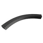 024-HCT9617F - H0 - Bahndamm FLEXI 600 x 60 mm (4 Stück)<BR>Höhe: 40 mm