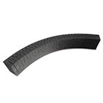 024-HCT9618F - H0 - Bahndamm FLEXI 600 x 60 mm (2 Stück)<BR>Höhe: 80 mm