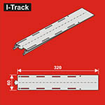 024-HCT9700 - TT - Unteres Übergangs-Segment, 1-gleisig<BR>Länge: 380 mm