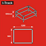 024-HCT9854A - Unterbau für Basisplatten<BR>120 x 90 cm<BR>Höhe: 50 cm