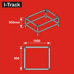 024-HCT9854C - Unterbau für Basisplatten<BR>100 x 90 cm<BR>Höhe: 50 cm