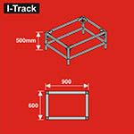 024-HCT9854D - Unterbau für Basisplatten<BR>90 x 50 cm<BR>Höhe: 50 cm