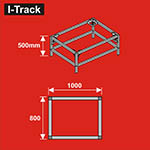 024-HCT9854E - Unterbau für Basisplatten<BR>100 x 80 cm<BR>Höhe: 50 cm