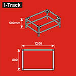 024-HCT9854H - Unterbau für Basisplatten<BR>120 x 80 cm<BR>Höhe: 50 cm