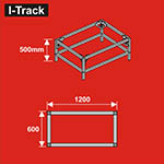 024-HCT9854K - Unterbau für Basisplatten<BR>120 x 50 cm<BR>Höhe: 50 cm