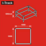 024-HCT9854Y - Unterbau für Basisplatten<BR>100 x 100 cm<BR>Höhe: 50 cm
