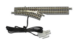 030-7297023 - Z - Elektrische Weiche rechts R127-26°, inkl. Gleis gerade