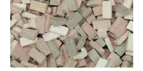 1:24 Ziegel (NF), terrakotta Mix (400 Stück)