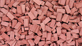 034-23030 - Ziegel (RF) ziegelrot dunkel, 2000 Stück