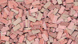034-23033 - Ziegel (RF) ziegelrot Mix, 500 Stück