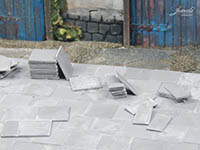 034-23341 - 1:32 Gehwegplatte 25x50 grau dunkel, 140x