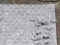 034-23355 - 1:32 1:35 Pflastersteine 6-Eck Hexagonal dunkel, Ergänzung