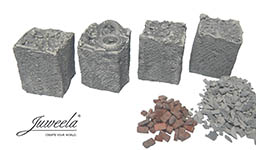 034-23427 - 1:35 Checkpoint Gitterkorb, 4x + Zubehör