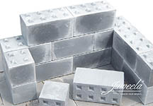 034-23429 - 1:32/35 Betonblöcke Noppen 8er/4er - 8+8x