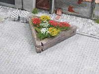 034-24178 - 1:45 1:50 Straßenpflanzkübel Schwellen, 3x
