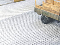 034-24180 - 1:45 1:50 FLEXYWAY Platten 20x20 grau hell, 2 Segm.