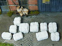 034-24216 - 1:45/50 Rohstoffballen weiß, 20x