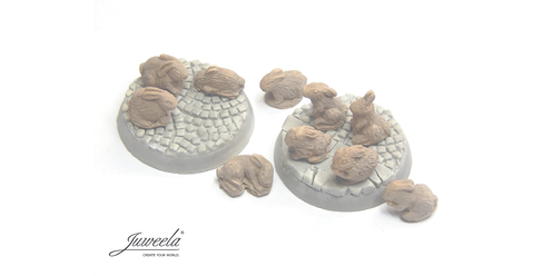 28mm - Kaninchen (11 Stück)