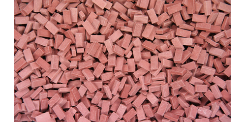 1:72 - Ziegel (RF) ziegelrot dunkel (5000 Stück)