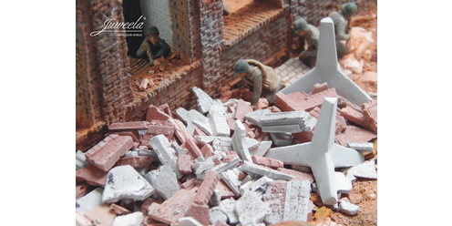 1:72 - Panzersperre Betonigel (4 Stück)