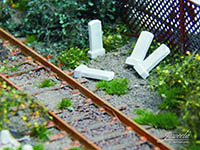 034-28200 - 1:87 Kilometersteine blanko, ~50x