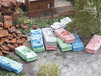 034-28208 - 1:87 Trabant Schrottautos, 6x