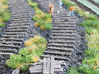 034-28225 - 1:87 Bahnschwellen alt, 20g