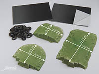 034-28239 - 1:87 Silage grün mit Abdeckfolie/Reifen, 3x