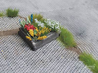 034-28242 - 1:87 Straßenpflanzkübel Schwellen, 5x klein