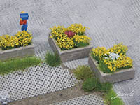 034-28249 - 1:87 Pflanzkübel Holz, eckig 5x groß