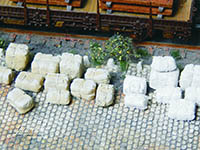 034-28329 - 1:87 Rohstoffballen, weiß+beige, 20+20x