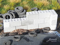 034-28331 - 1:87 Betonblöcke Noppen 8er/4er - 40+20x