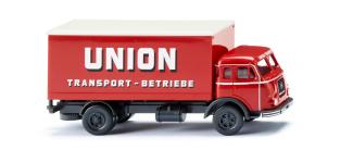  042502 - H0 - Koffer-LKW, Henschel Union Transport