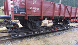 106-76026 - H0e Rollwagen 8,0 m Saugluftbremse DR, Ep.III