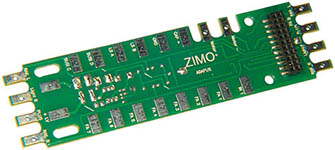 111-ADAPUS - H0 Zimo Adapter-Platine für US-Modelle mit PluX22-Buchse