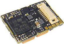 111-MS590N18 - Zimo MS590N18 Next18-Sound-Decoder - 25 x 10,5 x 4 mm - Audio 1 W - 0,8 A - Next18