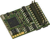111-MX637P22 - Zimo MX637P22 Economy Highend Lokdecoder - 22 x 15 x 3,5 mm - PluX22