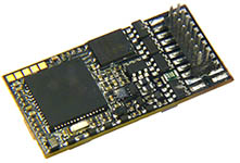 111-MX645P16 - Zimo MX645P16 Sound-Decoder - 30 x 15 x 4 mm - Audio 3 W (4 Ohm) - 1,2 A - PluX16