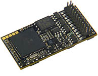 111-MX645P22 - Zimo MX645P22 Sound-Decoder - 30 x 15 x 4 mm - Audio 3 W (4 Ohm) - 1,2 A - PluX22