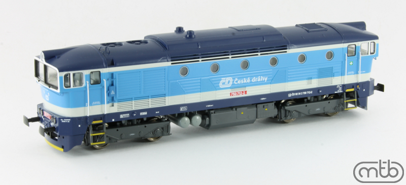 H0 - Diesellok BR 750 712, ČD, Ep. VI