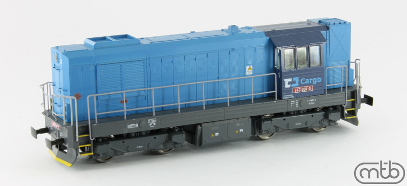H0 - Diesellok BR 743, ČD, Ep. V-VI